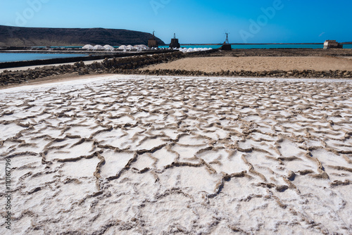 Salt works of Janubio, Lanzarote, Canary Islands, Spain