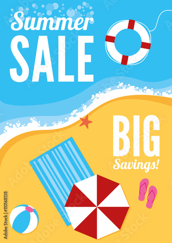 Summer Beach Sale Banners