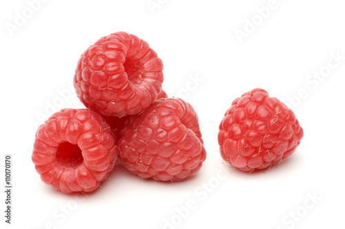 Freisteller frische Himbeeren