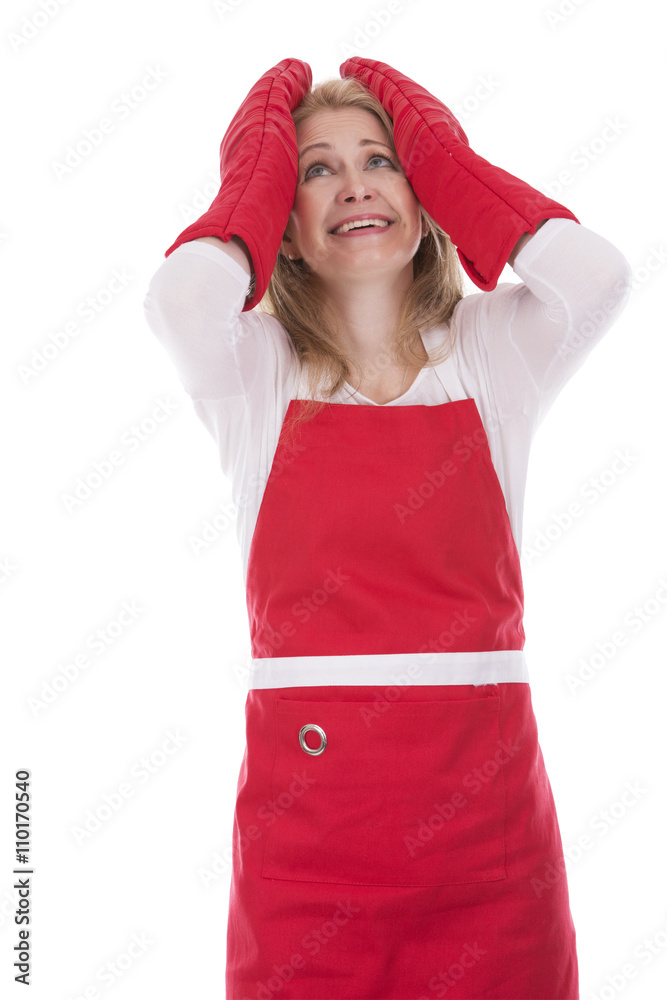 female cook in apron female cook in apron
