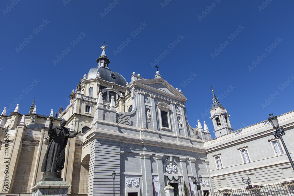Church Santa Maria la Real de La Almudena in Madrid, Spain