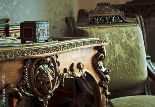 Details of vintage furniture