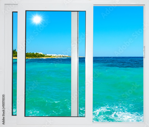 Ocean view window