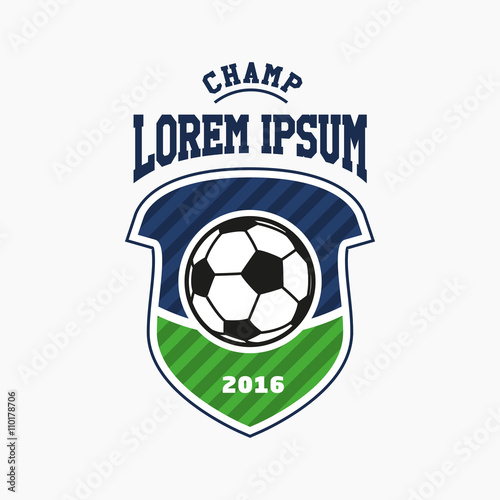 Logo football champ