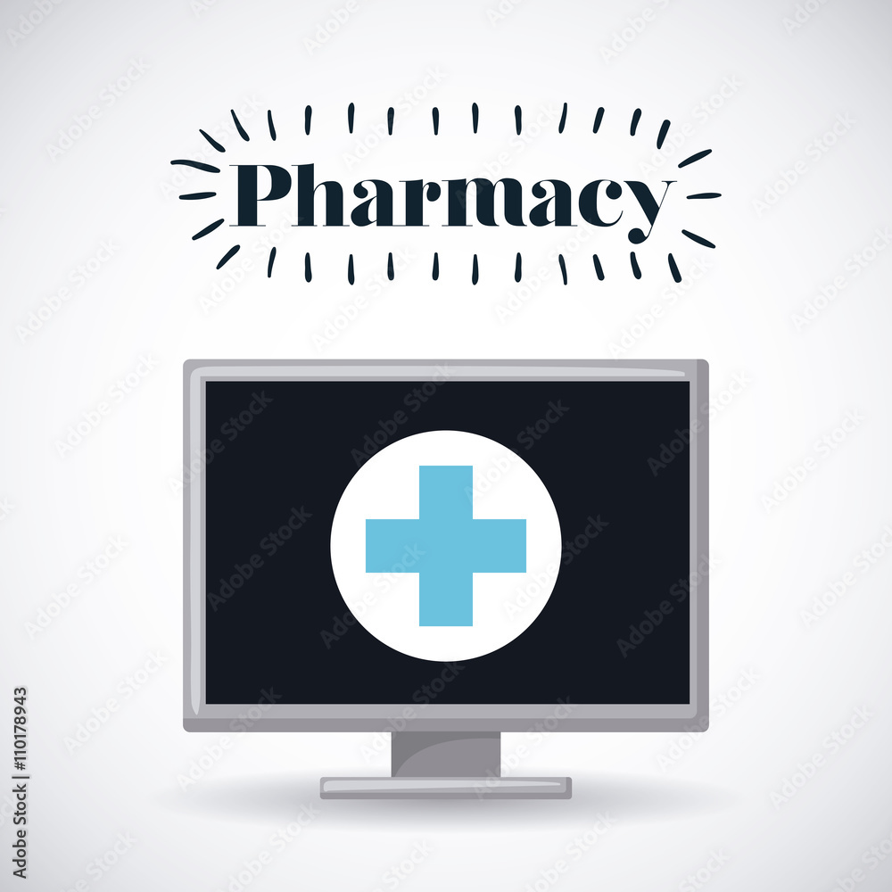 Fototapeta premium pharmacy store design 