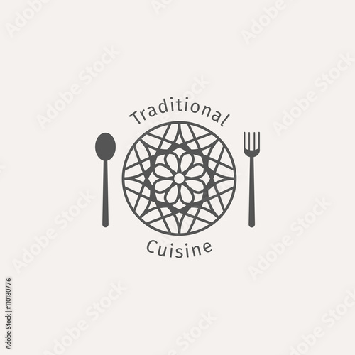 Vector asian logo template