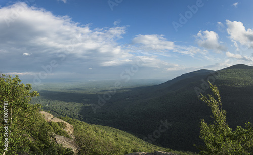 Catskill Mountain View: A view from the eastern Catskill Mountains to the wide expanse of the Hudson River Valley