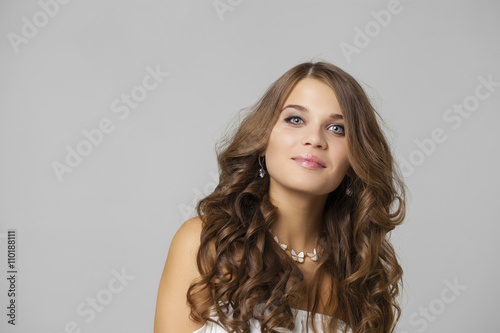 Beauty portrait of young attractive model