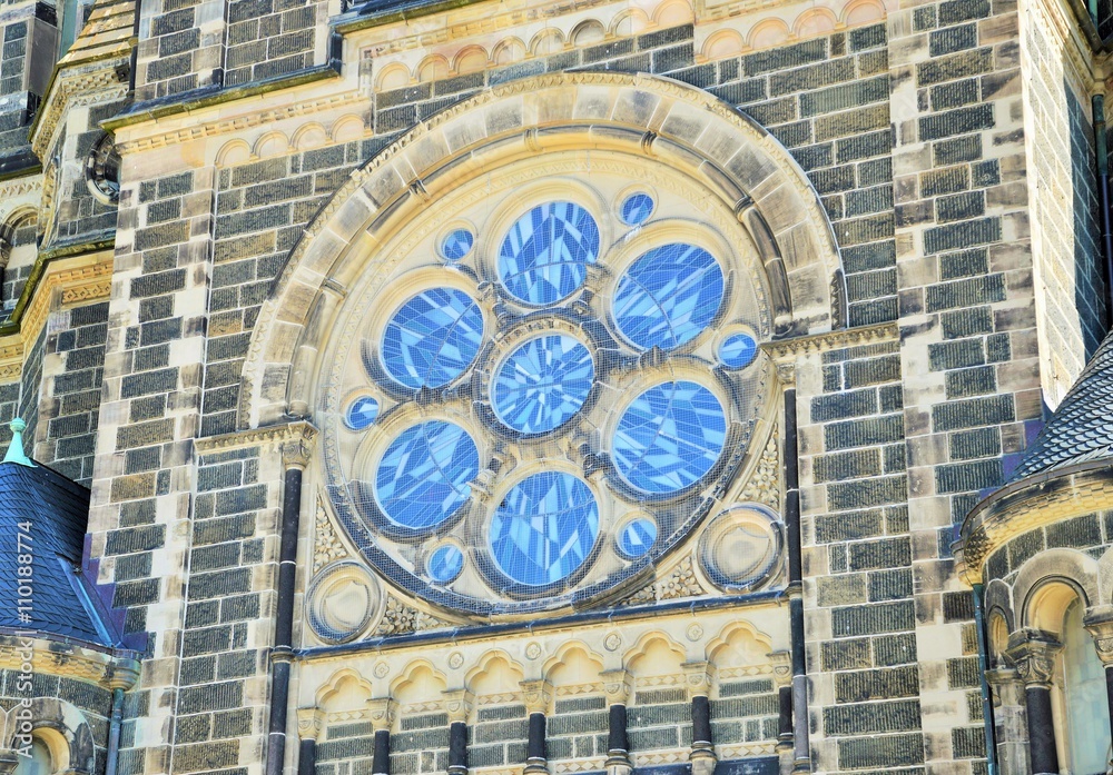 Fototapeta premium Kirchenfenster, Fensterrose