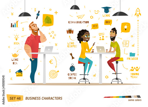 Business characters collection