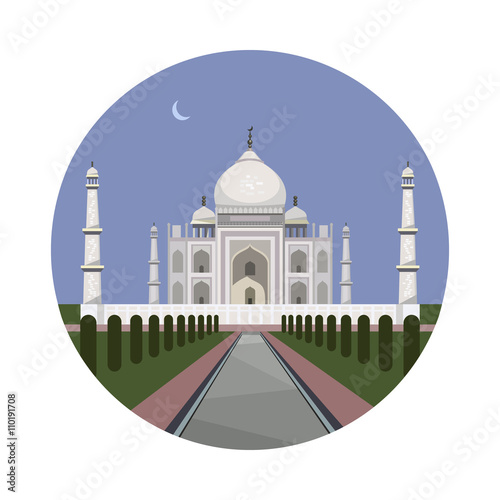 Taj Mahal palace icon