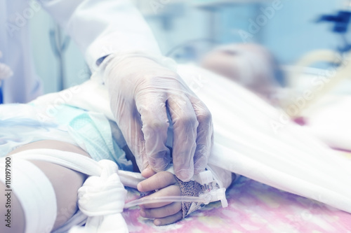 Patient care in the pediatric intensive care unit photo