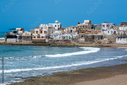 Small fishing village of Tifnit, Morocco