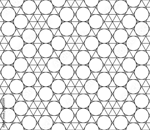 Vector modern seamless sacred geometry pattern, black and white abstract geometric background, subtle pillow print, monochrome retro texture, hipster fashion design