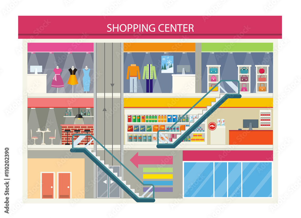 Shopping Center Buiding Design