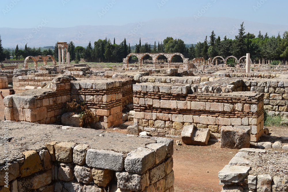 Famous arches of Anjar 