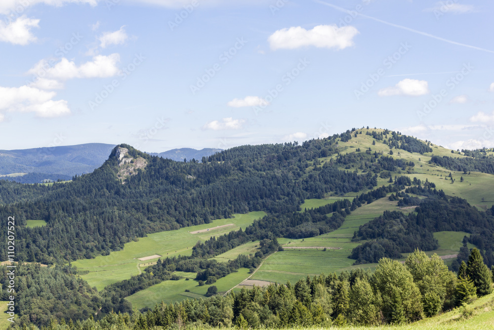Wysoka Mountain peak seen from Slovakia