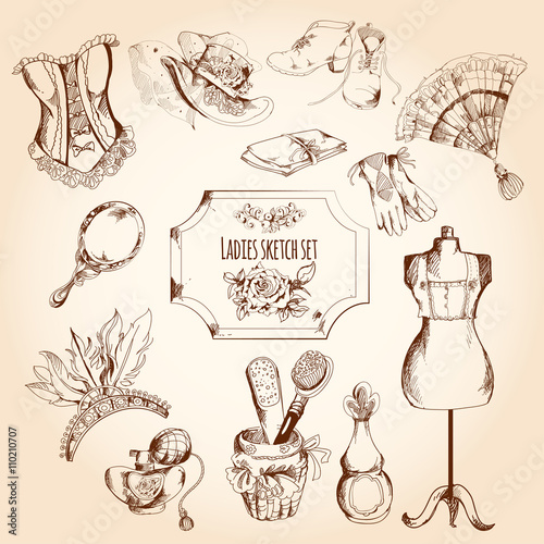 Ladies Sketch Set