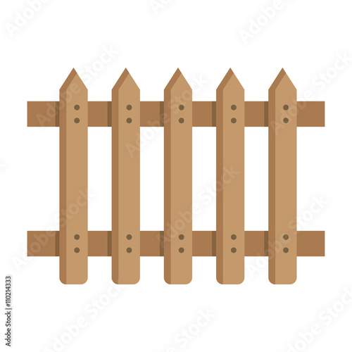 Fence vector in modern style