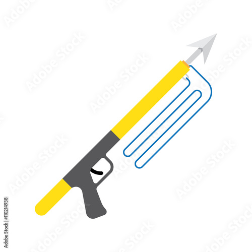 Spear gun or harpoon weapon