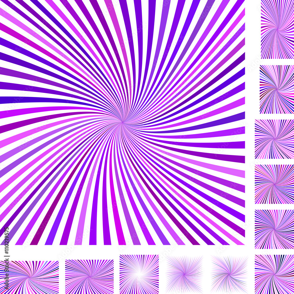 Purple white spiral background set Stock Vector | Adobe Stock