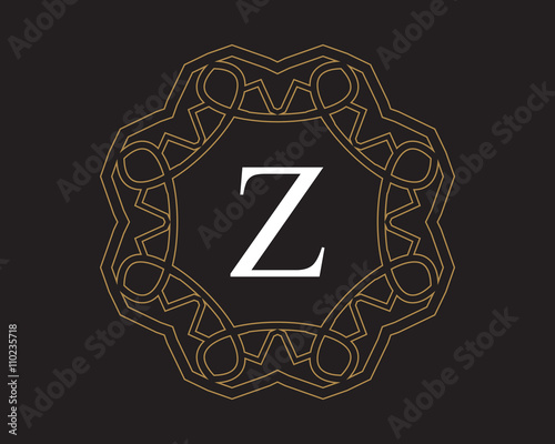 Z Monogram Vintage Classic Letter Logo for Luxury  Business