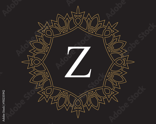 Z Monogram Vintage Classic Letter Logo for Luxury  Business