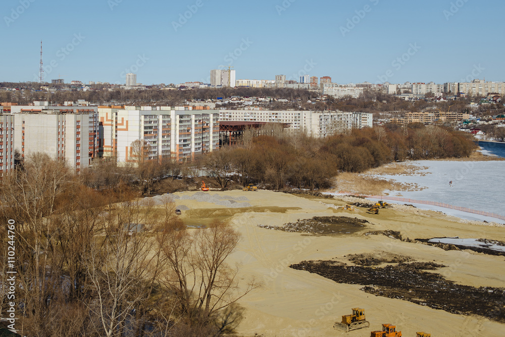 ULYANOVSK, RUSSIA - 15 MARCH 2016. General views of the town