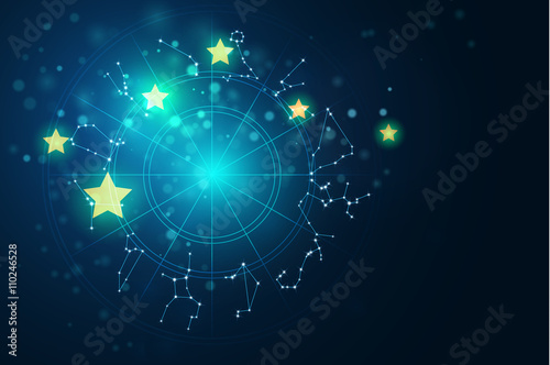 Astrology and alchemy sign background vector illustration