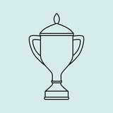 trophy icon  design 