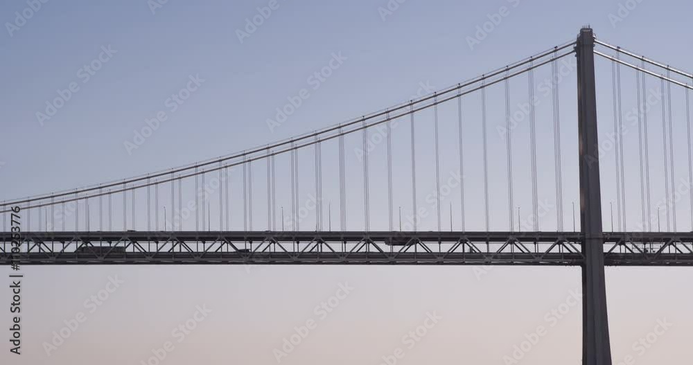 Cars crossing Oakland-San Francisco bay bridge.
Cars crossing Oakland-San Francisco bay bridge.