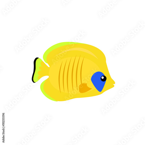 Chaetodon Larvatus Ocean Fish Icon