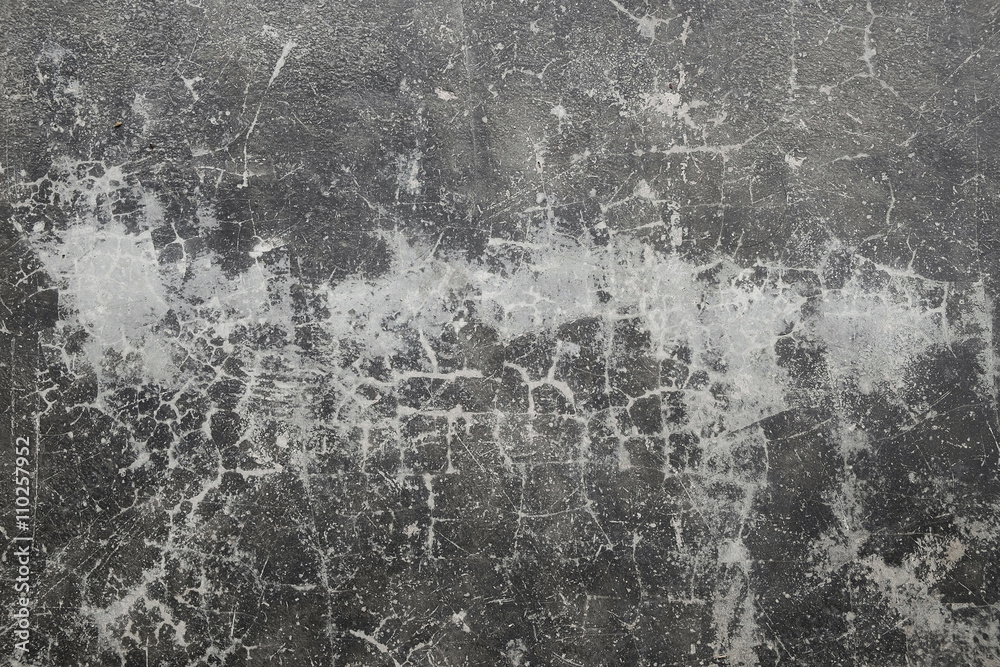 Fototapeta premium Polished old grey concrete floor, background