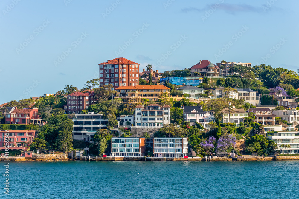 Exclusive homes along Sydney Harbor