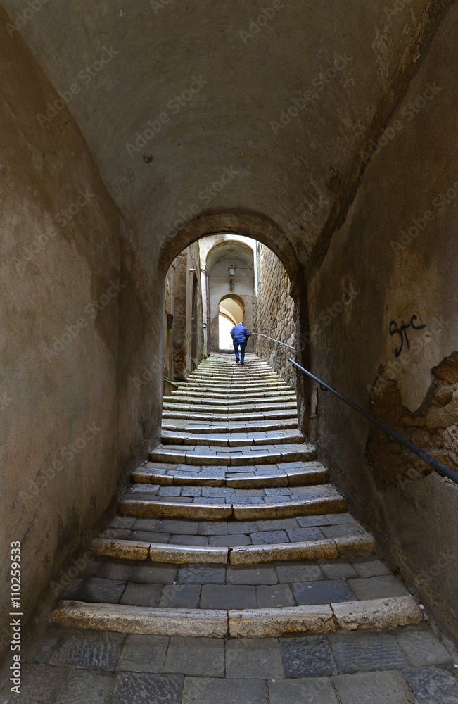 Pitigliano (Tuscany, Italy) is an etruscan and medieval town in the province of Grosseto