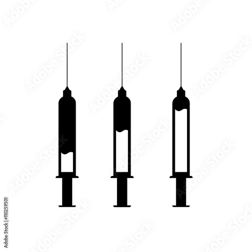 Syringe silhouette