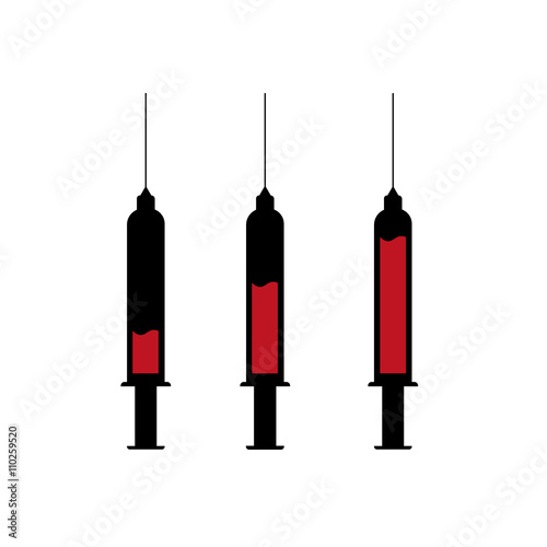 Syringe silhouette
