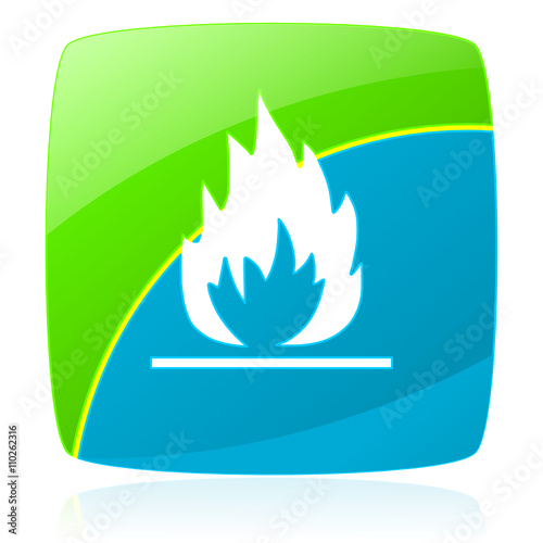 green blue glossy modern vector icon