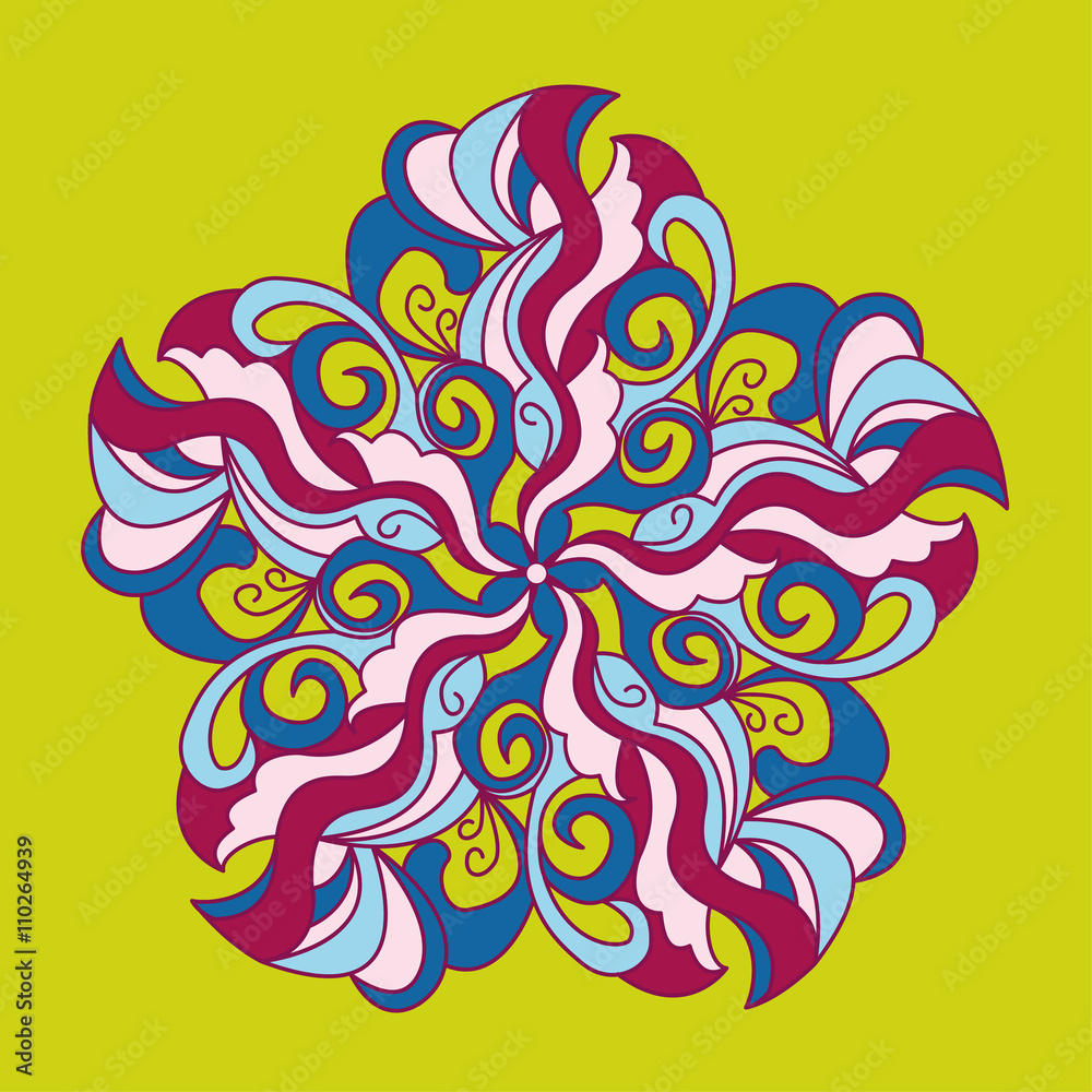 Tribal pattern. Ethnic, fabric, motifs. Vector, Abstract Flower Mandala. Decorative elements for design. Can be used for decorating bags, clothes, website, covers, postcards Tribal pattern. Ethnic, fabric, motifs. Vector, Abstract Flower Mandala. Decorative elements for design. Can be used for decorating bags, clothes, website, covers, postcards