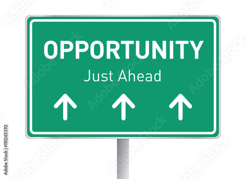 US-Highway Schild "Opportunity"