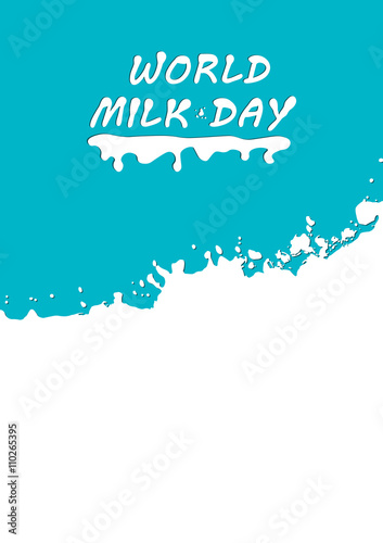 World Milk Day background