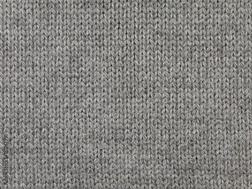 Dark brown knitted wool fabric