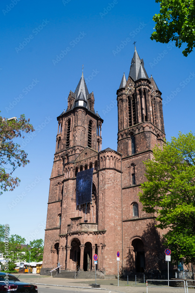 Obraz premium Kirche- Saardom in Dillingen