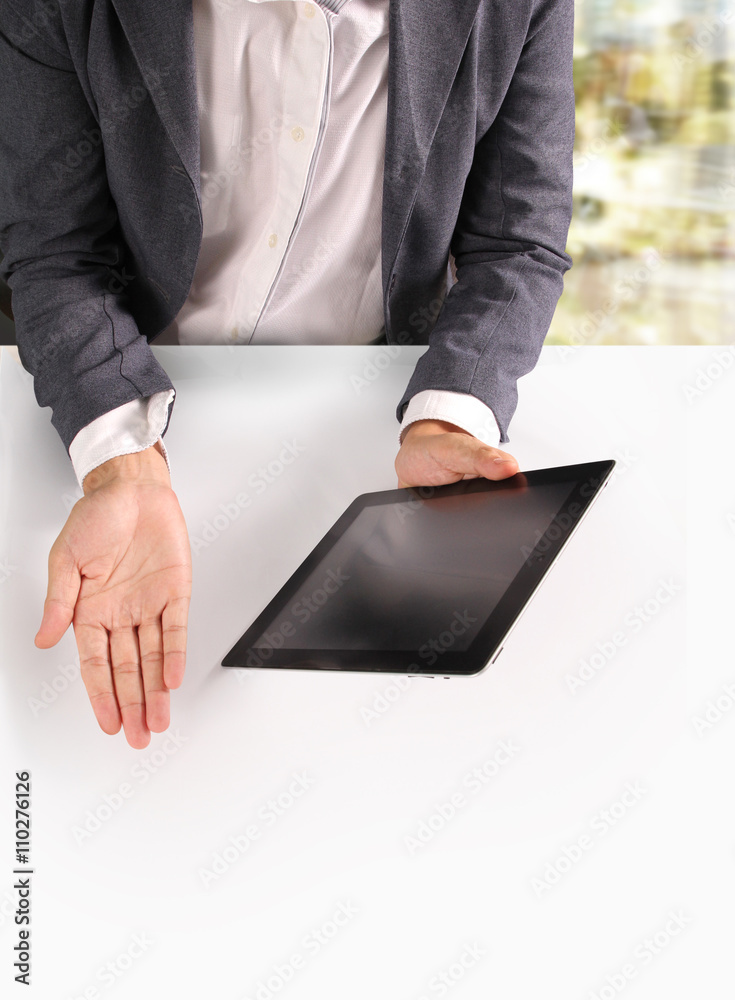 hands holding contemporary digital tablet hands holding contemporary digital tablet