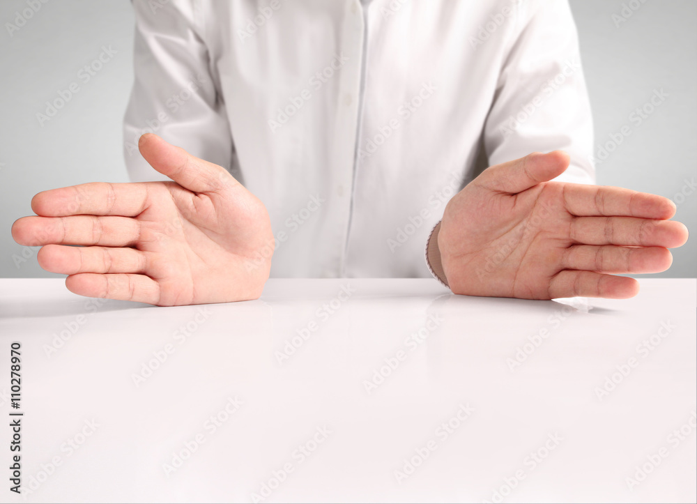 Open hands holding showing Open hands holding showing