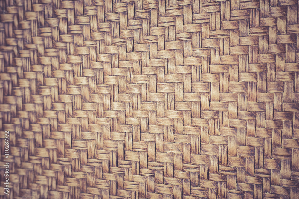 Detail of handmade bamboo weave texture for background Detail of handmade bamboo weave texture for background