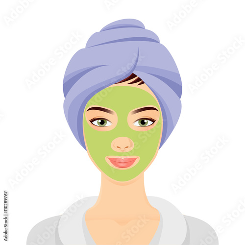 Woman in a Spa