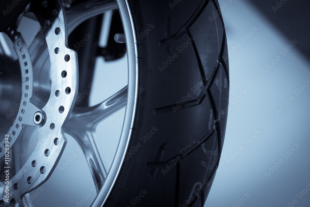 Naklejka premium Motorcycle brake disc