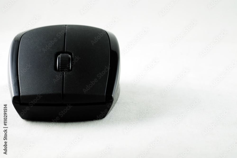 wireless mouse computer in front view on white background wireless mouse computer in front view on white background