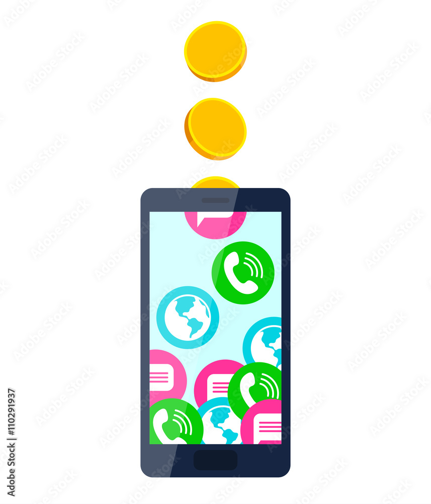 Mobile phone and service payment Mobile phone and service payment